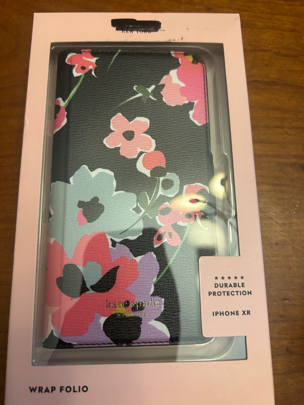 Kate Spade iPhone XR wrap folio case